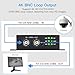 Eyoyo TVI/CVI/AHD to HDMI Converter Adapter, Full HD 4K 720P/1080P/3MP/4MP/5MP/8MP BNC to HDMI Video Converter for Monitor HDTV DVRs, Convert TVI CVI AHD CVBS BNC Video Signal to HDMI
