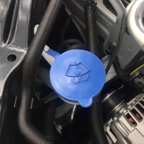KEQAR 1 Pcs Verschlussdeckel Wischwasserbehälter, Waschflüssigkeitsbehälter Tankdeckel, Deckel, Scheibenwischer Deckel, Deckel Für Scheibenwaschbehälter, Autoaufkleber