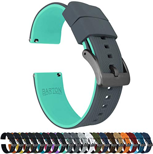 Image of BARTON Elite Silicone Watch Bands - Gold Buckle Quick Release