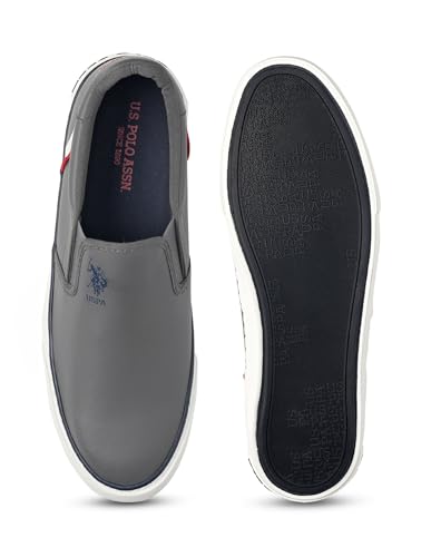 Image of U.S. Polo Assn. USPA|TIMEO 3.0|Grey Stylish Casual Sneaker Shoes for Men