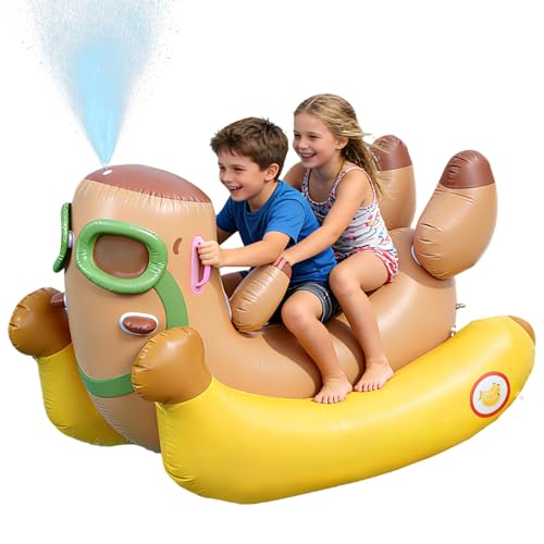 Capybara Pool-Schwimmer mit Sprinkler – 152 cm