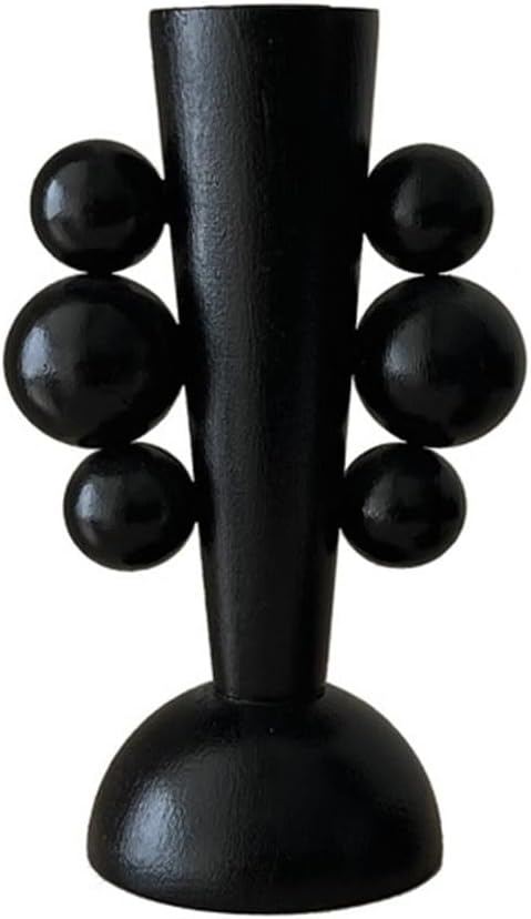 Candleholders Retro Candle Holder Home Decor Tabletop Ornament for Romantic Candlelit Dinners Cafés Restaurants(Large)