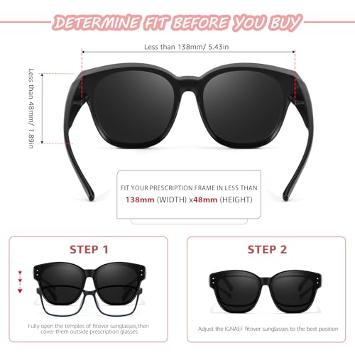 Trysee Kids Polarized Fit Over Prescription Glasses Sunglasses for Age 6-15 Boy Girl TS8152-23