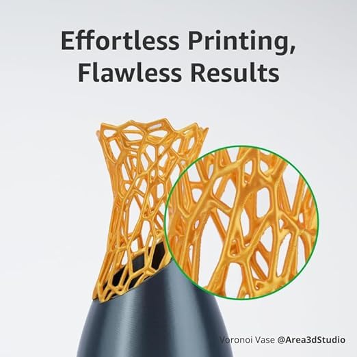 Image of 3IDEA Bambu Lab PLA Silk+ 3D Printing Filament - Gold, Reusable Spool 1KG