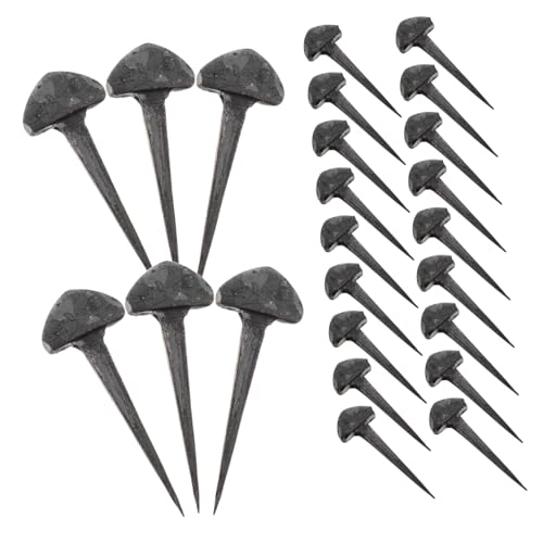 Hemoton Metal Horseshoe Nails 50pcs Horseshoe Nail Set Iron Tools for Horse Shoer