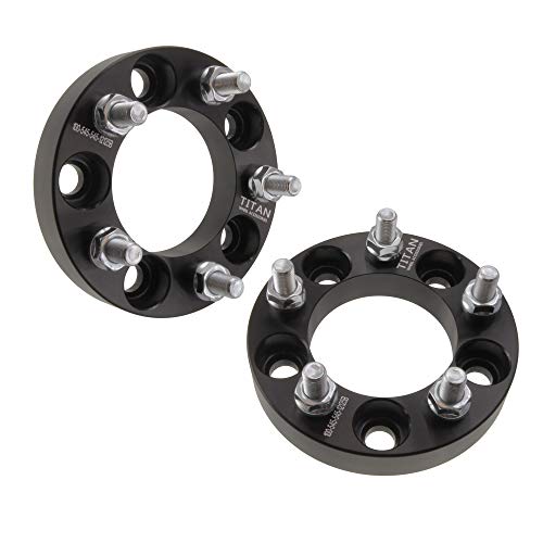 25mm (1" Inch) Wheel Spacers | 2pcs | 5x4.5 or 5x114.3 | 12x1.5 Studs Forged Billet
