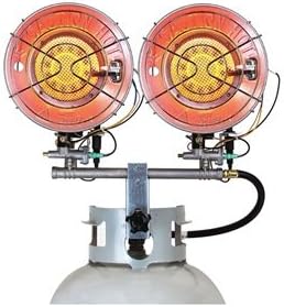 Tank Top Portable Gas Heater, LP, 9000 to 30,000 BtuH, 17 1/4 in Wx