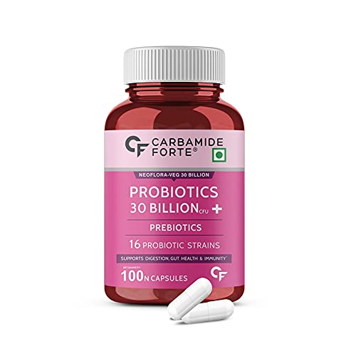 Carbamide Forte Probiotics Supplement 30 Billion for Women & Men – 100 Veg Capsules Carbamide Forte Probiotics Supplement 30 Billion for Women & Men – 100 Veg Capsules