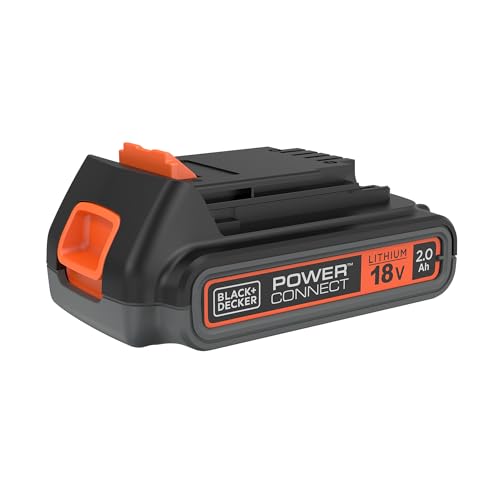 BLACK+DECKER 18V, 2.0AH, Lithium-Ionen-Akku, kompatibel mit Allen 18V BLACK+DECKER Produkten,...