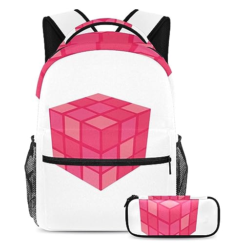 Sac à dos cube rose durable pour soulager vos trajets quotidiens
