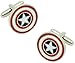 MasGemelos - Boutons de Manchette Captain America Cufflinks