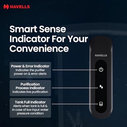 Image of Havells FAB UTC (Under The Counter) Alkaline Water Purifier RO+UV+Alkaline |Copper+Zn+Mg | 9 Stage Purification, 7L SS Tank, Suitable for all water sources, 33% Higher Water Recovery, up to 2000 TDS