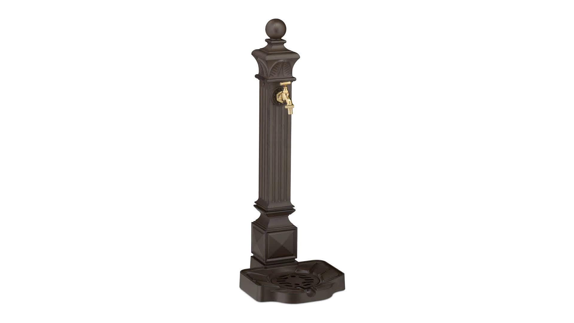 Relaxdays Fontaine extérieure de jardin, design nostalgique, avec
