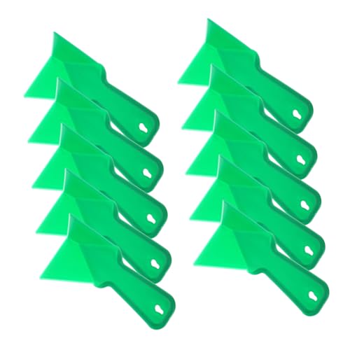 BAZEITFLOW 10 piezas Paletas para Esquinas Interiores y Exteriores Herramientas de Plástico Resistentes y Flexibles para Masilla Paneles de Mango Ergonómico Antidesgaste para Uso y Duradero