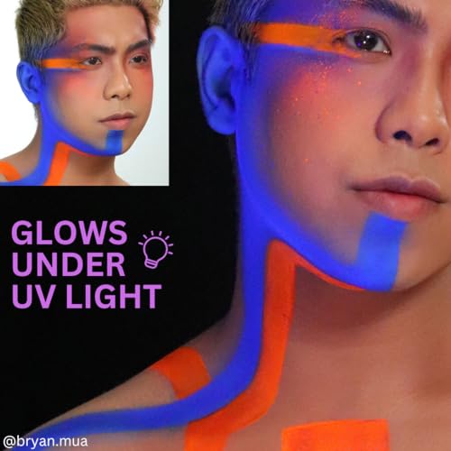 (Glow Orange) - Mehron Makeup Liquid Face and Body Paint (30ml) (Glow Orange)