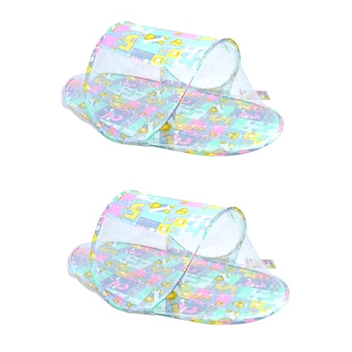 Toyvian 2 Pçs Rede De Bebê Para Bebê Dobrável Rede De Cama De Bebê Dobrável Rede De Berço De Bebê Yu