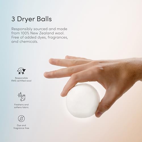 Dirty Labs | 100% New Zealand Wool Dryer Balls | 3 Balls | Shorten Drying Time | Reduce Static & Wrinkles | Dryer Sheet & Fabric Softener Alternative - Thumbnail 3