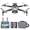 GPS-Drones-with-Camera-for-Adults-4K-100-Min-Flight-Time-57-FPV-Screen-Long-Range-Video-Transmission-RC-Quadcopter-GPS-Follow-Auto-Return-Beginner-Mode-Foldable-RC-Drones-with-2-Batteries
