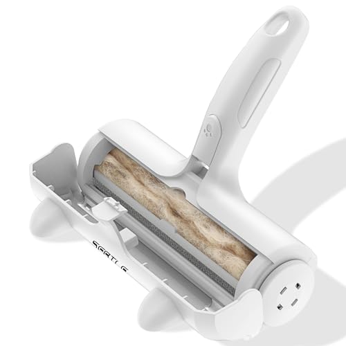 Sebtle Pet Hair Remover Roller,Reusable Animal Hair Removal Brush for Dogs and Cats,Lint Remover Easy to Clean Pet Fur from Carpet,Sofa,Bedding,Furniture and Rugs-Grey