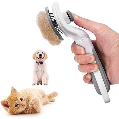 Cepillo autolimpieza para pérdida de cabello y cuidado del pelaje para mascotas Cover