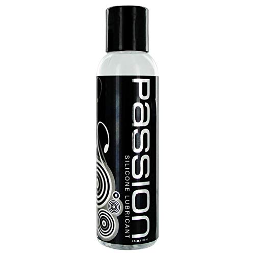 Passion Premium Silicone Lubricant, 4 Fl Oz – Long-Lasting, Non-Sticky Formula, Made in USA, Smooth Application for Comfort