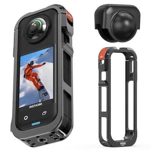 VRIG Insta360 X5pt[P[WAInsta360 X5pA~jEیP[X VRYJo[tA}CNLEDrfICgp̃R[hV[2A1/4C`̃lWtB