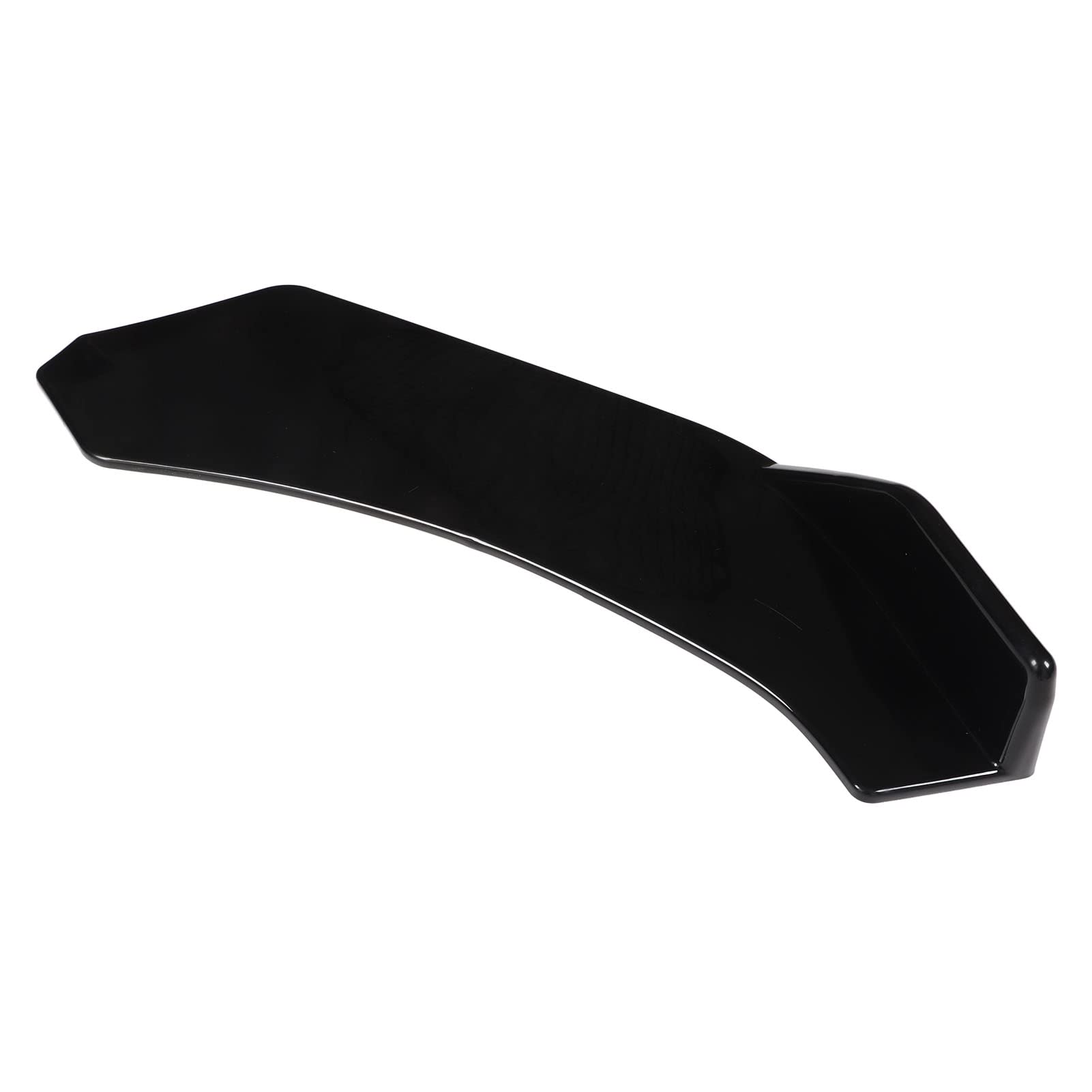 Greensen Labbro del Paraurti Anteriore, Splitter per Spoiler per Mento in ABS Nero Lucido con Aste di Supporto Regolabili, Riduce lo Spostamento d'aria, Aiuta a Proteggere Dai Graffi, Universale