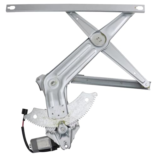 Image of TRQ Front Driver Side Power Window Motor and Regulator Assembly Power Compatible with 02-09 Dodge Ram 1500 03-09 Ram 2500 03-10 3500 08-10 4500 08-10 5500 08 Sterling Truck Bullet 45