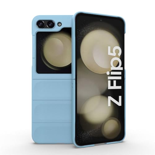 Coque haut de gamme Samsung Galaxy Z Flip 7 silicone rigide bleu