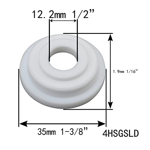Image of RIVERWELD TIG Gas Lens Insulator Cup Gaskets Heat Shield 4HSGSLD