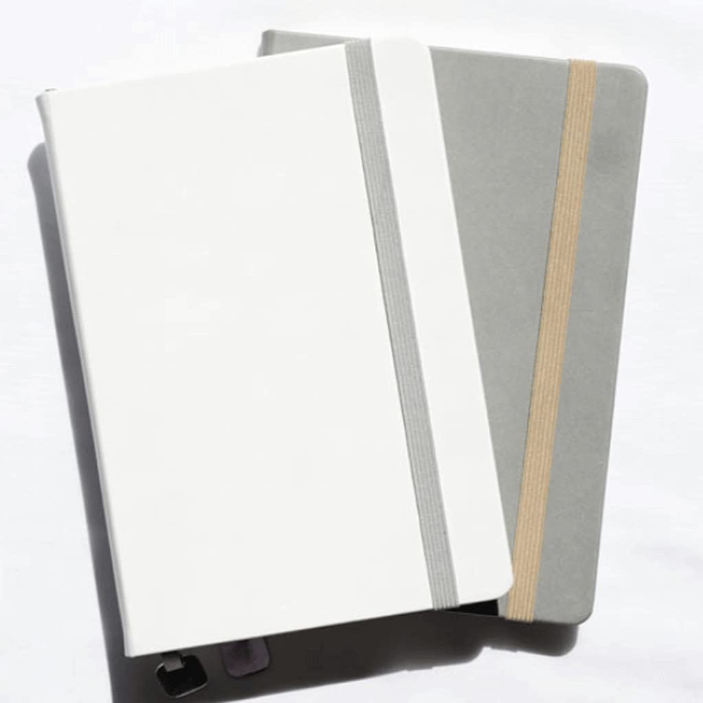 Cahier Journal/Notebook Classic A5 Diary A5 Diary Simple Cahiers Simples Papiers épais de Haute qualité pour Les Affaires Scolaires de Bureau Bureau de l'école (Color : Gris, Taille : Grid)
