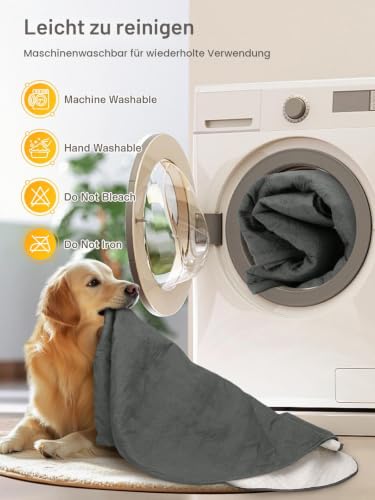 HezzLuv wasserdichte Hundedecke, Sofa Bettdecke Haustierdecke 80x100cm