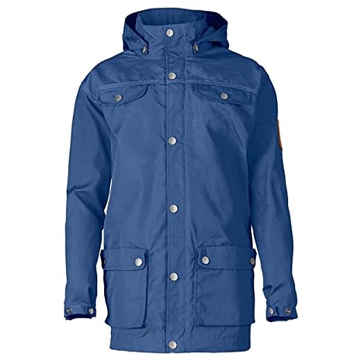 Fjallraven barn väst barn Greenland jacka Blå (djupblå) 7-8 År