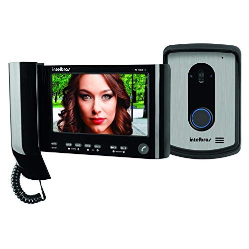 Kit Video Porteiro Iv 7010 Hs Preto + Acessórios