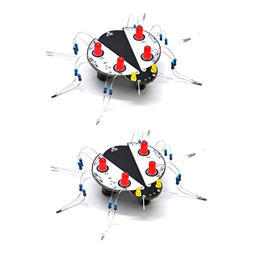 Gikfun Mariquita electrónica de soldadura kits de bricolaje para regalo de niño adultos niños STEM práctica ciencia proyecto GK1021 Cover
