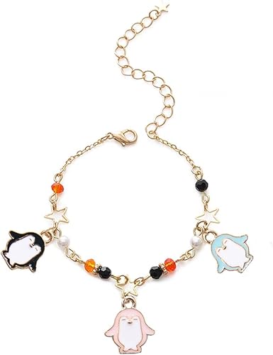 Miniatura 7 de Lindo colgante de esmalte de pingüino, lindos dijes de animales, 30 piezas de bricolaje, collar, pulsera, aretes, llavero, decoración, artesanías,