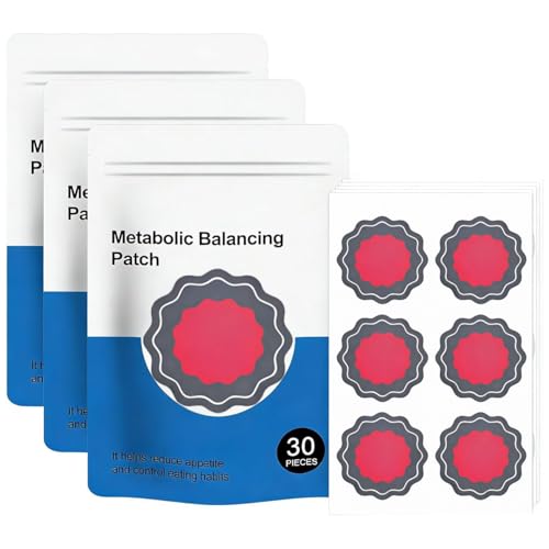 90 Stück Abnehmpflaster, Metabalance Patch, Berberin Pflaster Hautfreundliches Pflaste, Diskret & Komfortabel Für Erwachsene, Einfache Anwendung für alle Körpertypen, Vorteilspack