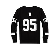 ALLKPOPER BTS Bangtan Boys Black Hoody Sweater Pullover (M, V)