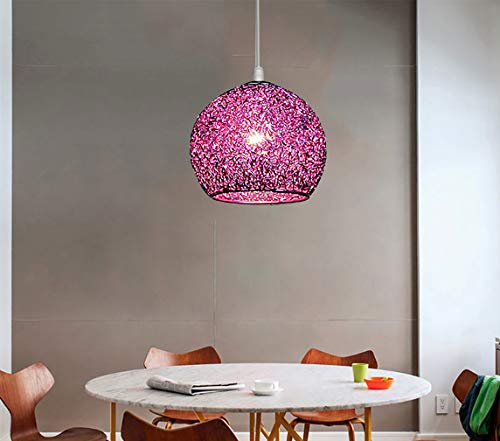 Hängelampe Bunte Kugeln Metall Pendellampe - Kronleuchter Bunt Moderne Lampenschirm Bunt Luxus Pendelleuchte… – Bild 4