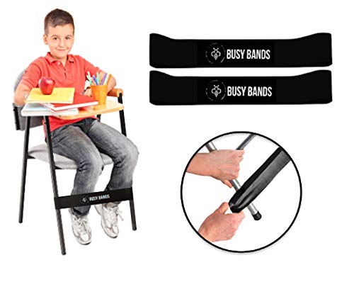 Busy Bands: (Set of 2) Chair Bands for Kids with Fidgety Feet :