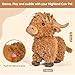 Madzee Booty Shakin Highland Cow - Battery-Powered Dancing Stuffed Plush Animal - Interactive Twerking Toys for Kids - The Funniest Plush Toy Ever