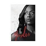 NAUEHG Poster auf Leinwand 'How to Get Away with Murder', Wandkunst, Dekordruck, Bild, Gemälde für Wohnzimmer, Schlafzimmer, Dekoration, 50 x 75 cm