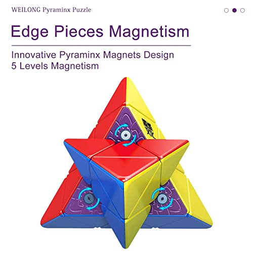 Pyraminx MoYu Maglev : Rubik's cube pyramide ultra rapide pour le speedcubing - 2
