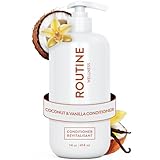Routine Wellness Conditioner – Strengthens, Reduces Breakage & Boosts Volume for Thinning Hair – Safe for Color-Treated Hair – Coconut & Vanilla - 14oz