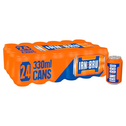 IRN-BRU Fizzy Drink Cans, 330ml (Pack of 24)