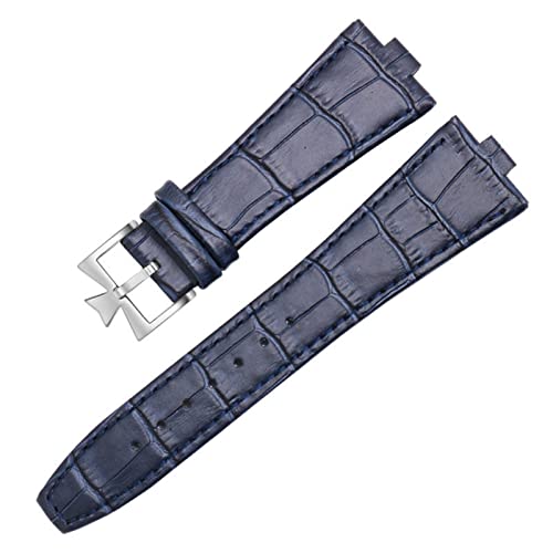 Bracelet montre cuir véritable 21mm compatible Vacheron Constantin Overseas 4500V 5500V