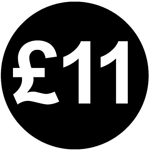 30mm Price Stickers Pack of 1000 - Black - £11