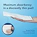 TotalDry Overnight Duo Booster Pads for Women - FSA HSA Approved Incontinence Pads for Moderate Bladder Protection - Maximum Absorbency in 28 Count