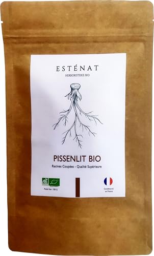 Pissenlit Racines Coupées BIO 100g - Qualité Herboristerie Supérieure - Tisane Détox Foie et Digestion - Action Diurétique Naturelle - Pur et Biologique -...