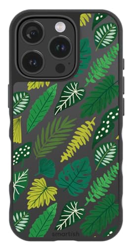 Image of Smartish - Leaf Me Alone - iPhone 16 Pro MagSafe Case - Gripmunk [Lightweight + Protective] Thin Cover - Fits iPhone 16 Pro